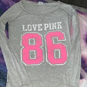 EUC Pink long sleeve tee